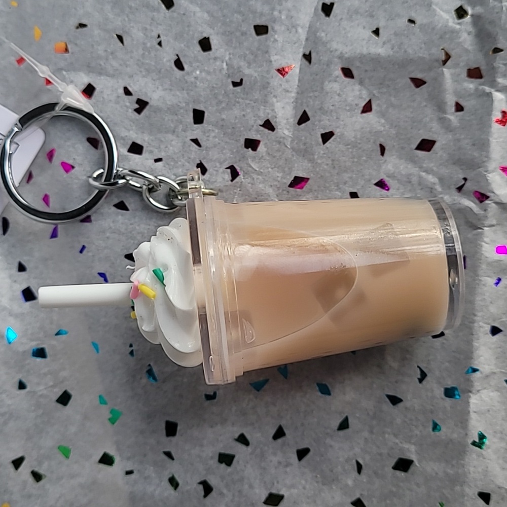 Water bubble tea Keychain Charm Water Drink Keychain Charm Water Drink Keychain - Picture 12 of 12